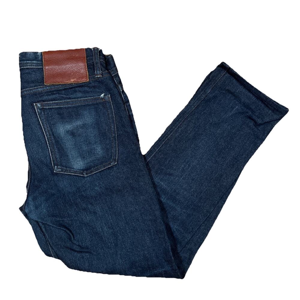 Unbranded Jeans UB101 Skinny 14.5oz.‎ Selvedge Dark Wash 29 Tag 30x29 Fade